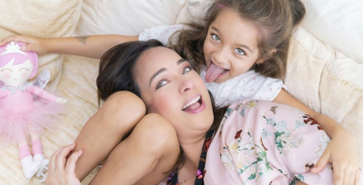Adamari López with her daughter, Alaïa.