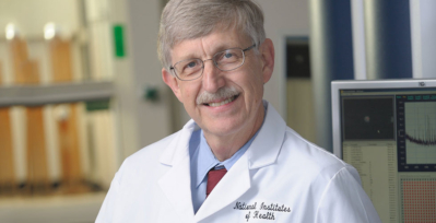NIH Director Francis Collins, M.D., Ph.D. headshot.