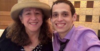 Barbara Gillmeister and her son Gilly.