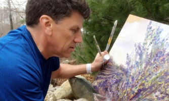 Bruce Davidson paints a picture of lavender