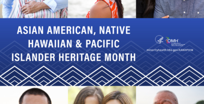 Asian American, Native Hawaiian & Pacific Islander Heritage Month. OMH: U.S. Department of Health and Human Services Office of Mental Health. Website: minorityhealth.hhs.gov/AANHPIHM
